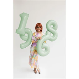 Lufi 1-es szám fólia 72 cm zöld
