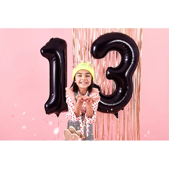 Lufi 1-es szám fólia 86 cm fekete