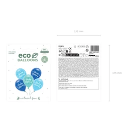 Lufi 26 cm boldog születésnapot kék S/5