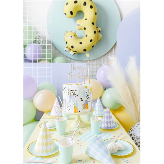 Lufi 26 cm pasztell világos barack S/10