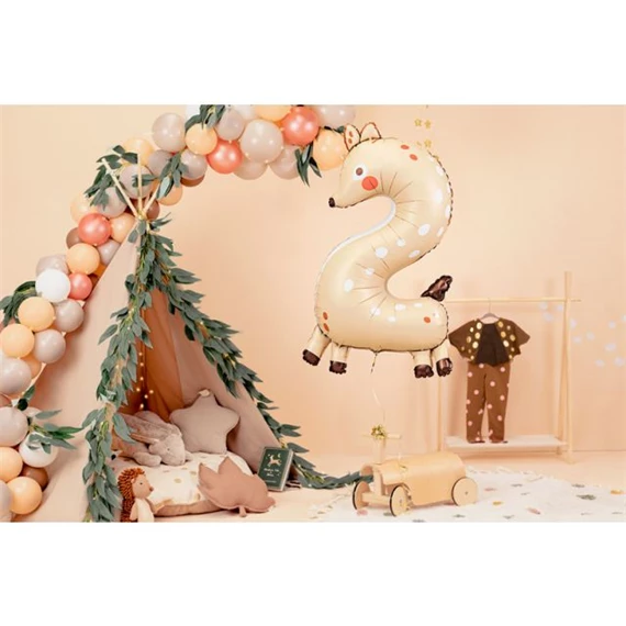 Lufi 2-es szám fólia őzike 65x102 cm mix