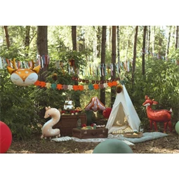 Lufi 2-es szám fólia őzike 65x102 cm mix