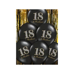 Lufi 30 cm 18 és briliáns pasztell fekete S/6