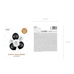 Lufi 30 cm boldog születésnapot pasztell mix S/6