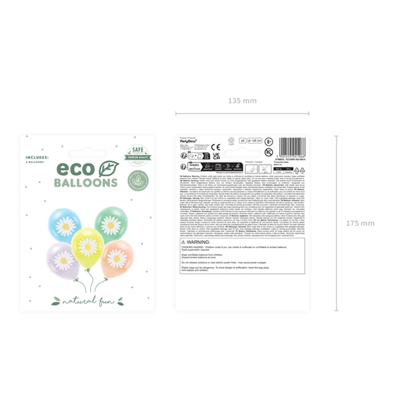 Lufi 30 cm eco margaréta virág mix S/5