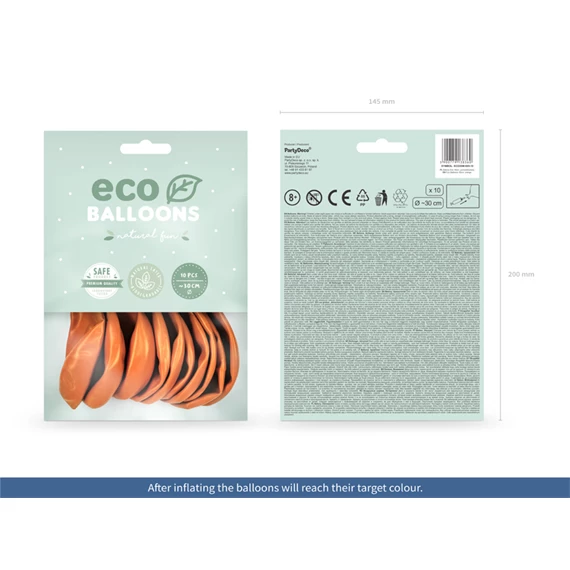 Lufi 30 cm fémes narancs S/10