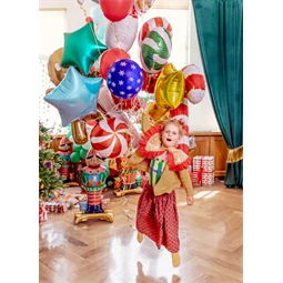 Lufi 30 cm merry christmas, mix S/6