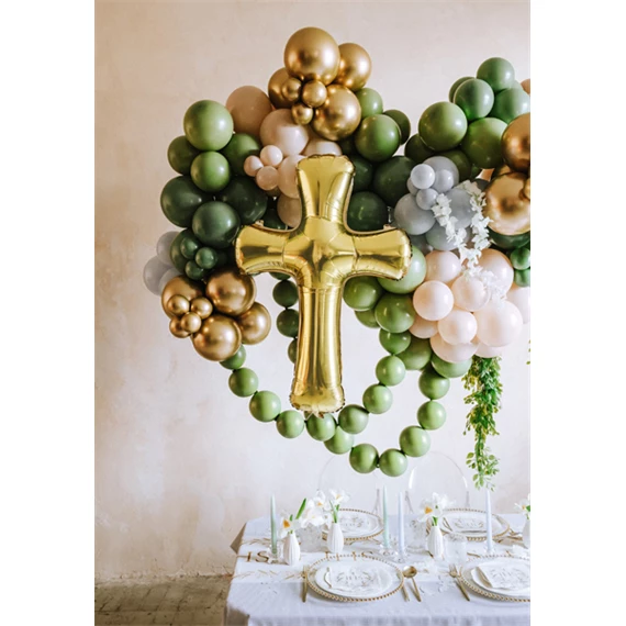 Lufi 30 cm pasztell olíva zöld S/100