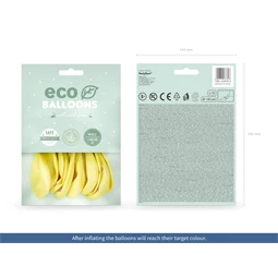 Lufi 30 cm pasztell világossárga S/10