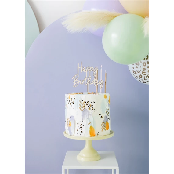 Lufi 30 cm pöttyös pasztell tiszta fehér S/50