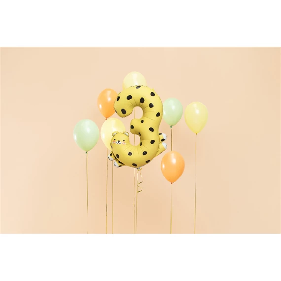 Lufi 3-as szám fólia gepárd 68x98 cm mix