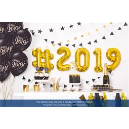 Lufi 4-es szám fólia 35 cm arany