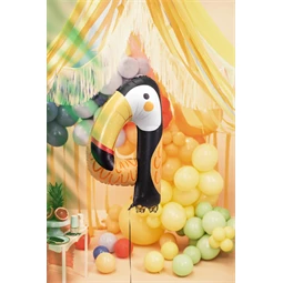 Lufi 4-es szám fólia tukán madár 68x91 cm mix