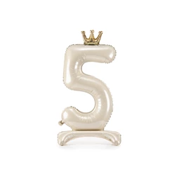 Lufi 5-ös szám álló fólia 84 cm világos krém