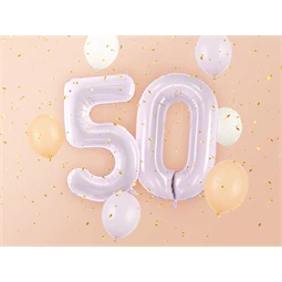 Lufi 5-ös szám fólia 72 cm lila