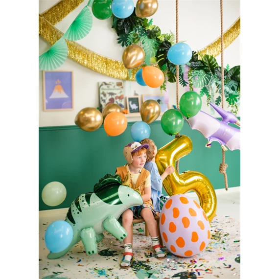 Lufi 5-ös szám fólia 86 cm arany