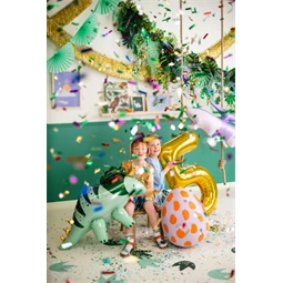 Lufi 5-ös szám fólia 86 cm arany