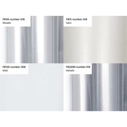 Lufi 6-os szám fólia 72 cm ezüst