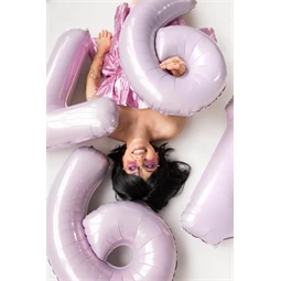 Lufi 9-es szám fólia 72 cm lila