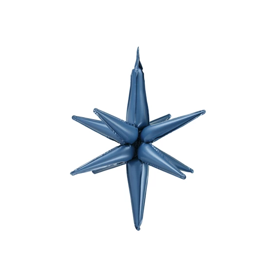 Lufi csillag 3D fólia 105 cm sötétkék