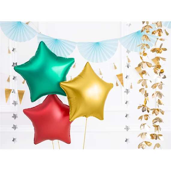 Lufi csillag fólia 48 cm arany