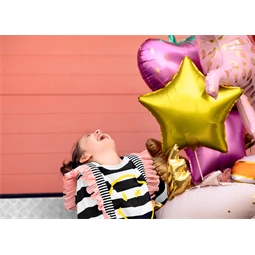 Lufi csillag fólia 70 cm arany