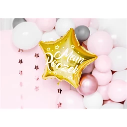 Lufi csillag fólia mam roczek 48 cm arany