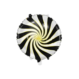 Lufi cukorka fólia 35 cm fekete