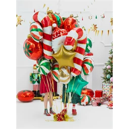 Lufi cukorka fólia 35 cm zöld