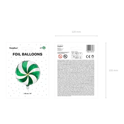 Lufi cukorka fólia 35 cm zöld