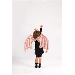 Lufi denevérszárny fólia rózsaszín irizáló 85x50 cm