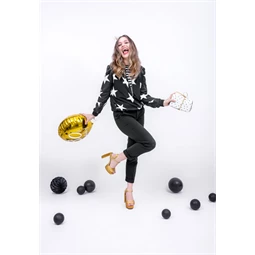 Lufi erős 12 cm pasztell fekete S/100