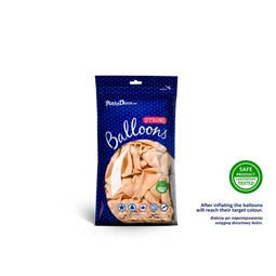 Lufi erős 12 cm pasztell világos barack S/100