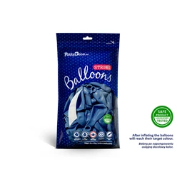 Lufi erős 23 cm metálkék S/100