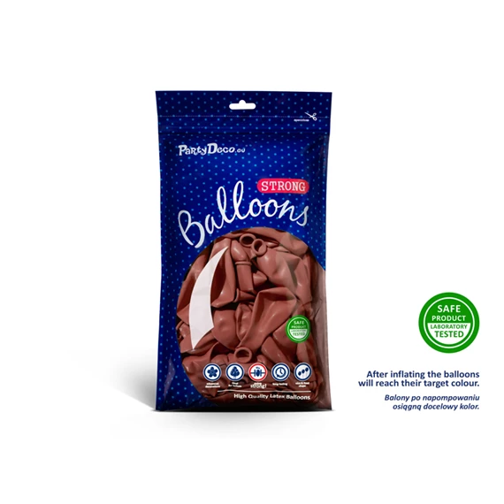 Lufi erős 23 cm pasztell bordó S/100