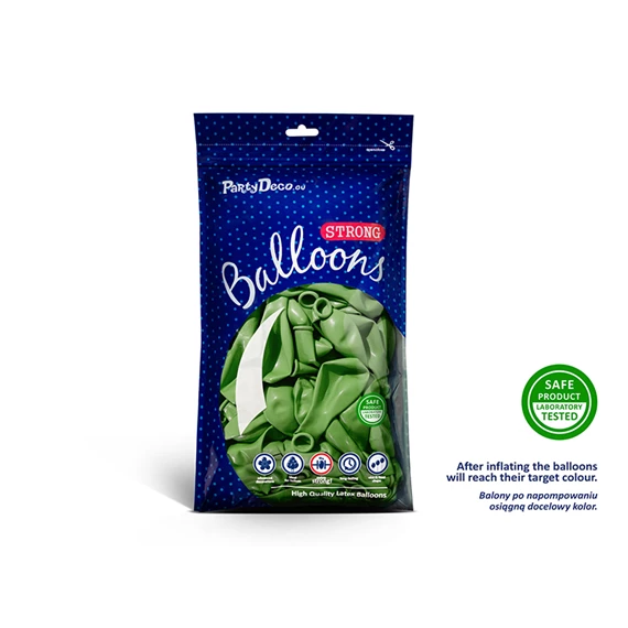 Lufi erős 27 cm fémes élénkzöld S/50