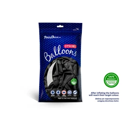 Lufi erős 27 cm fémes fekete S/50