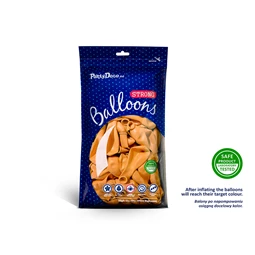 Lufi erős 30 cm pasztell mandarin narancs S/100