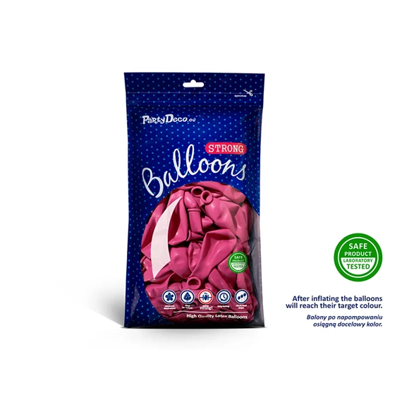 Lufi erős 30 cm pasztell pink S/100