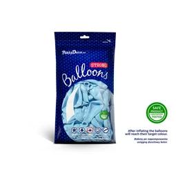 Lufi erős 30 cm pasztell világoskék S/100