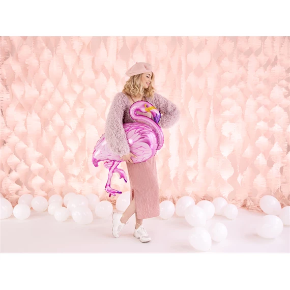 Lufi flamingó fólia rózsaszín 70x95 cm