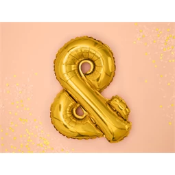 Lufi & fólia 35 cm arany