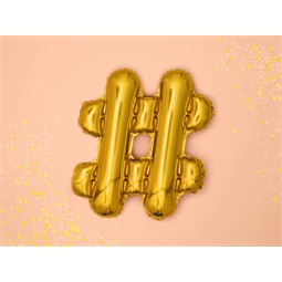 Lufi fólia # 35 cm arany