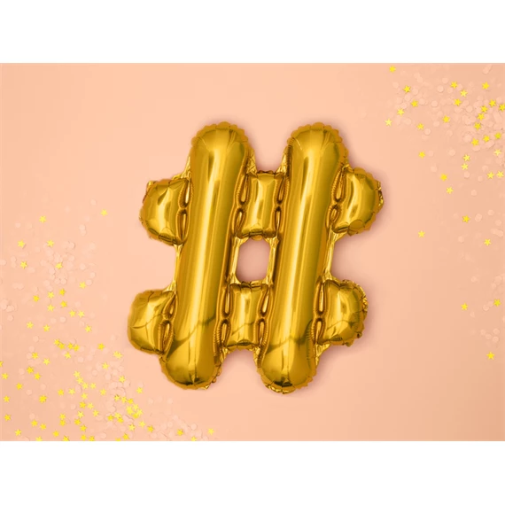 Lufi fólia # 35 cm arany