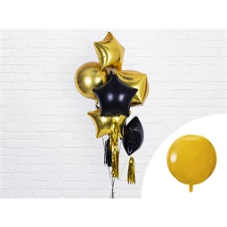 Lufi gömb fólia 40 cm arany