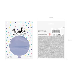 Lufi kerek 1 m pasztell világos lila