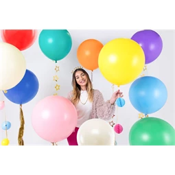 Lufi kerek 60 cm pasztell mandarin narancs