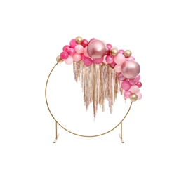 Lufi kerek fényes 60 cm rózsaarany