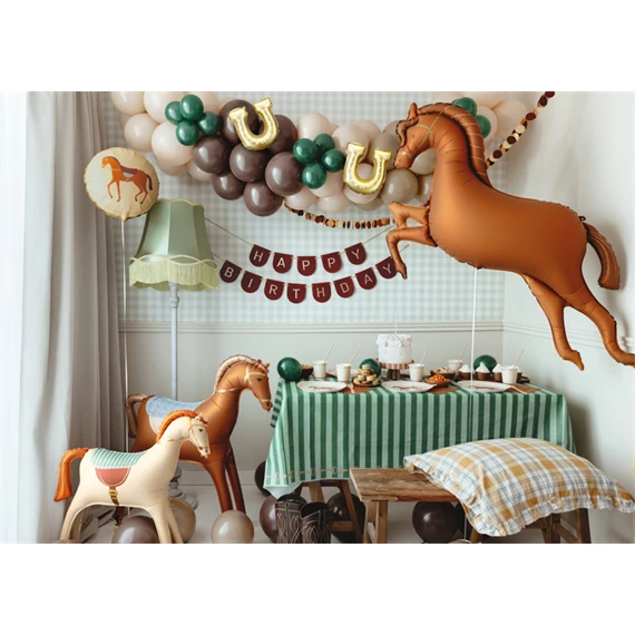 Lufi ló fólia 112x97 cm színes