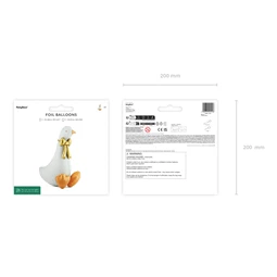 Lufi lúd fólia 72x91 cm mix